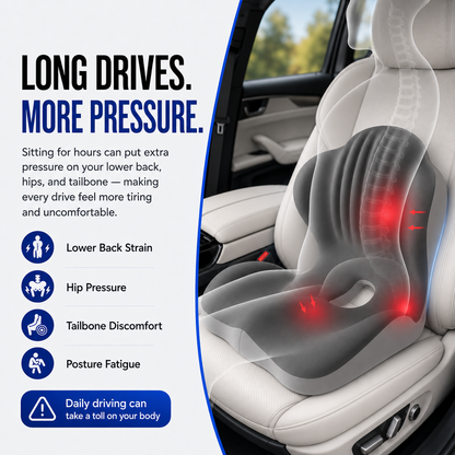 Ergonomic Seat Cushion – For cars, offices, and homes