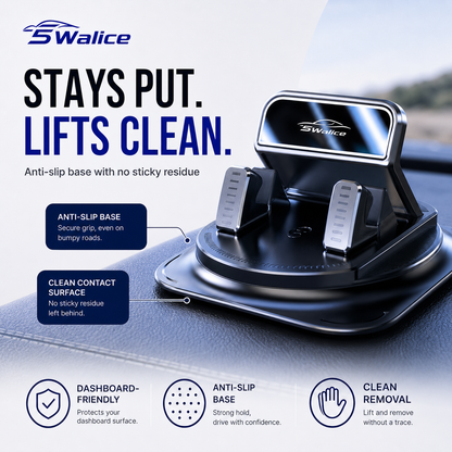 5Walice™ 360° Phone Mount — Dashboard Hold