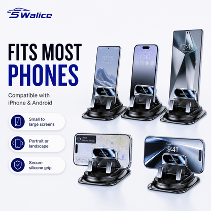 5Walice™ 360° Phone Mount — Dashboard Hold