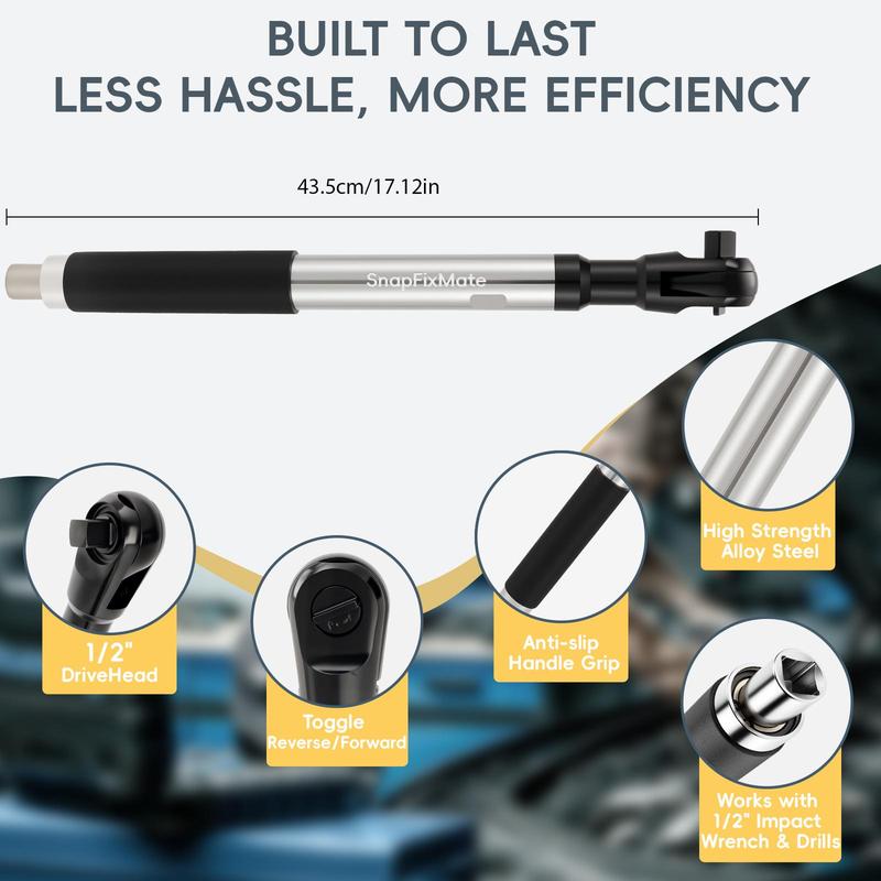 5Walice™ 3-in-1 Offset Extension Bar (1/2-inch drive)