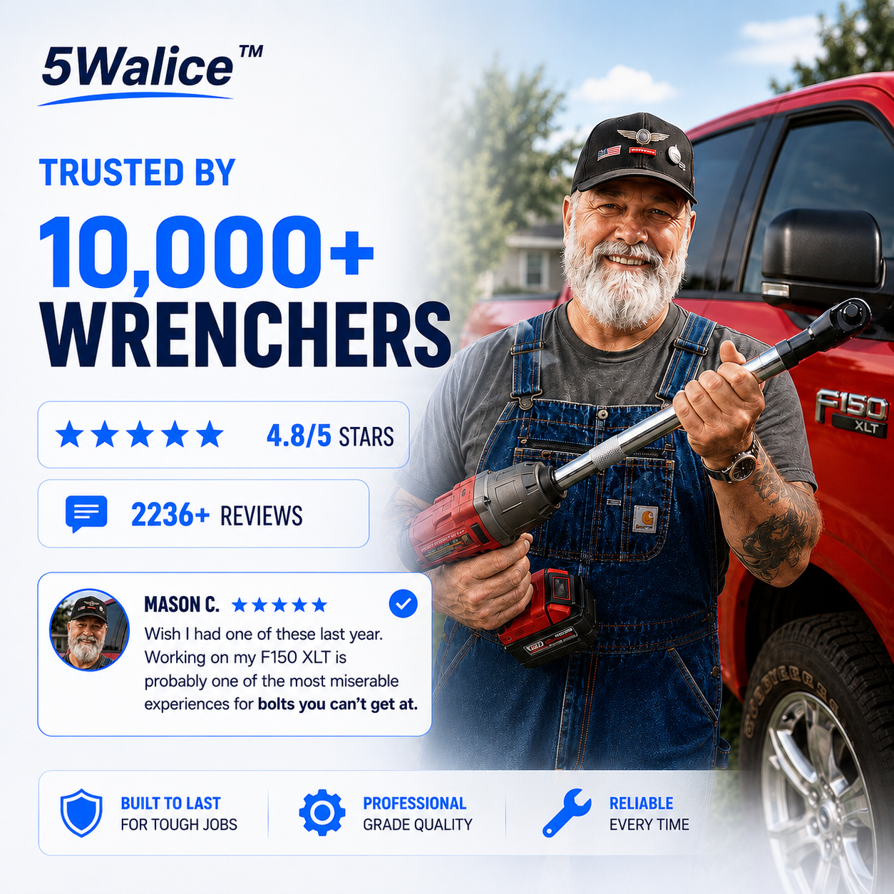 5Walice Impact Access Ratchet automotive tool — view 2