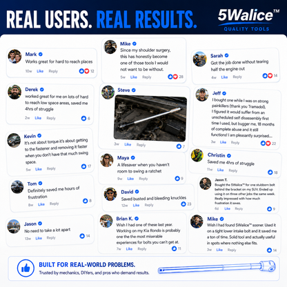 5Walice Impact Access Ratchet automotive tool — view 7