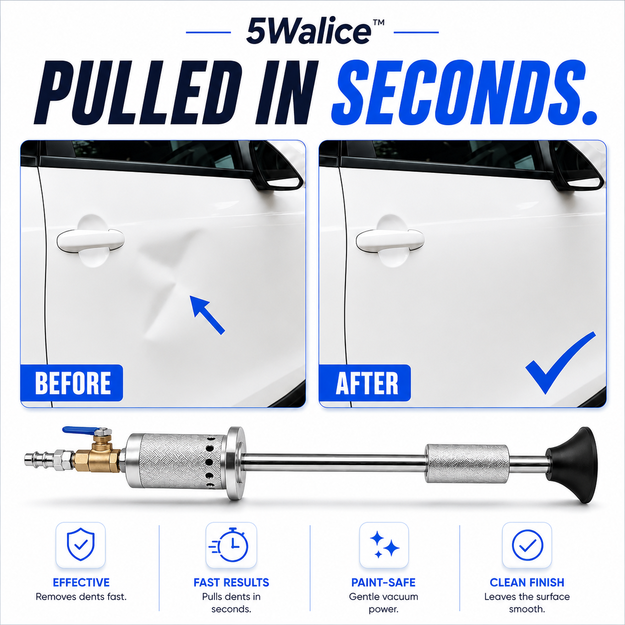 5Walice Pneumatic Dent Puller car dent repair tool — view 2