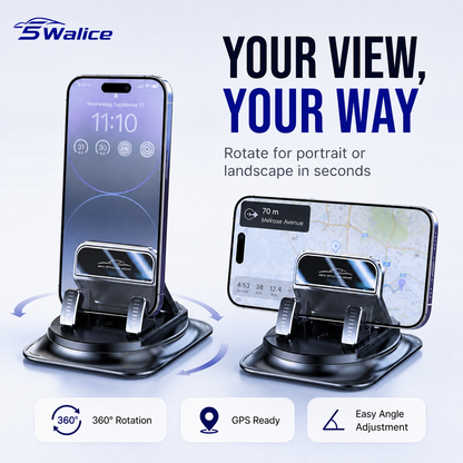 5Walice™ 360° Phone Mount — Dashboard Hold