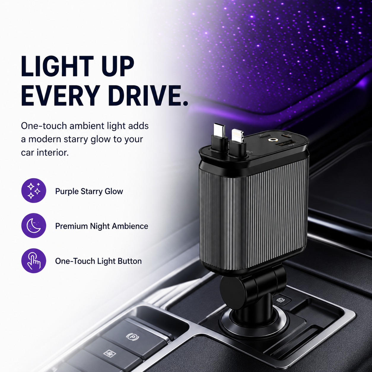 5Walice™ Car Charger — 120W 4-in-1 Hub
