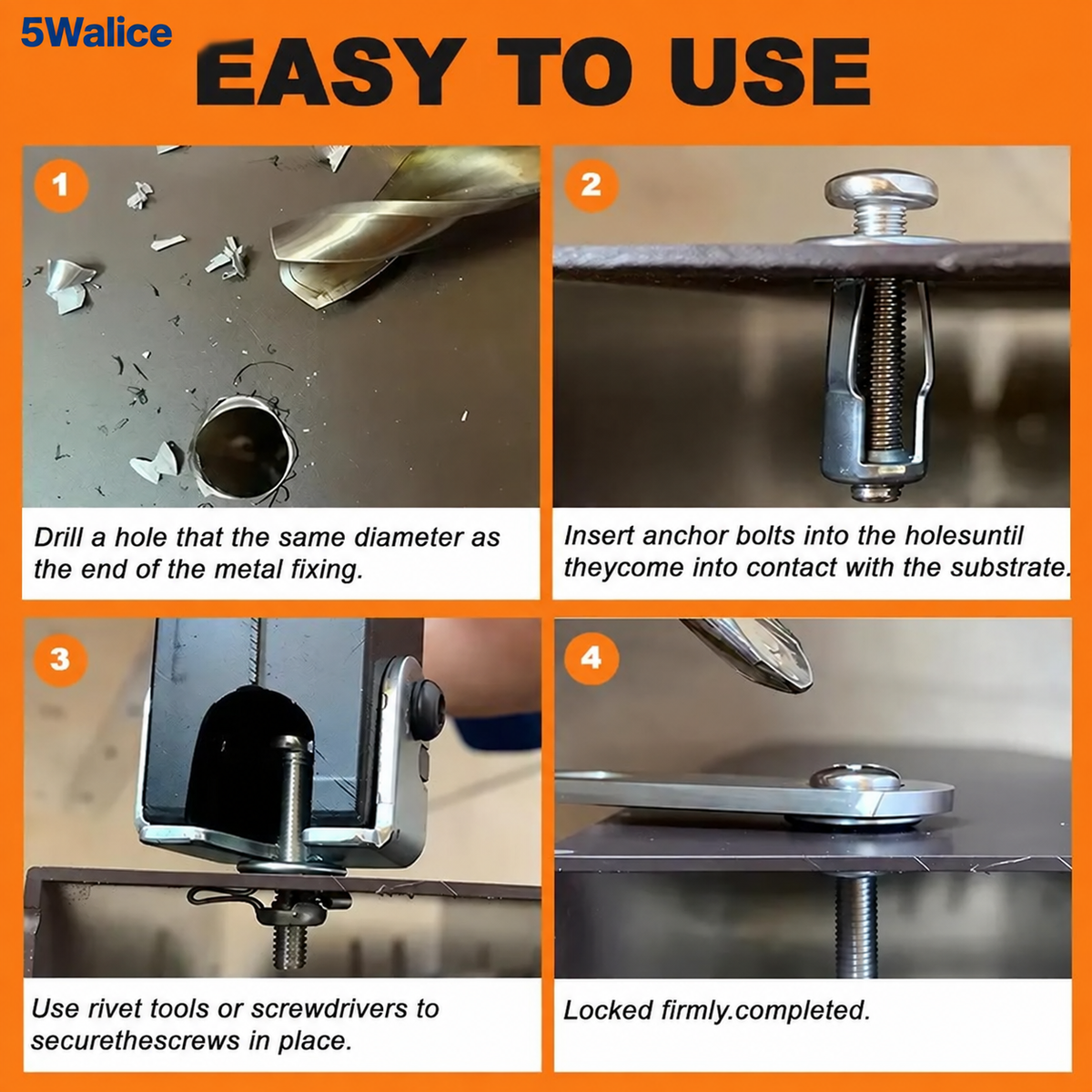 5Walice Rivet Nut Set